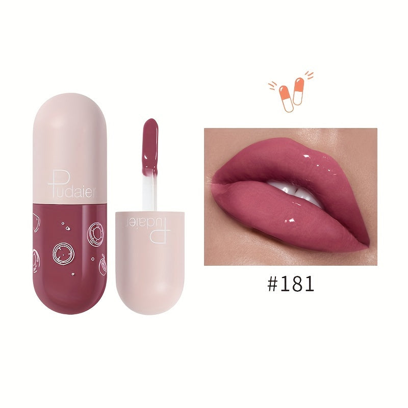 Capsule Lip Stain Non Stick Cup Non Fade Lip Gloss Mirror Glow Valentine's Day Gifts For Music Festival