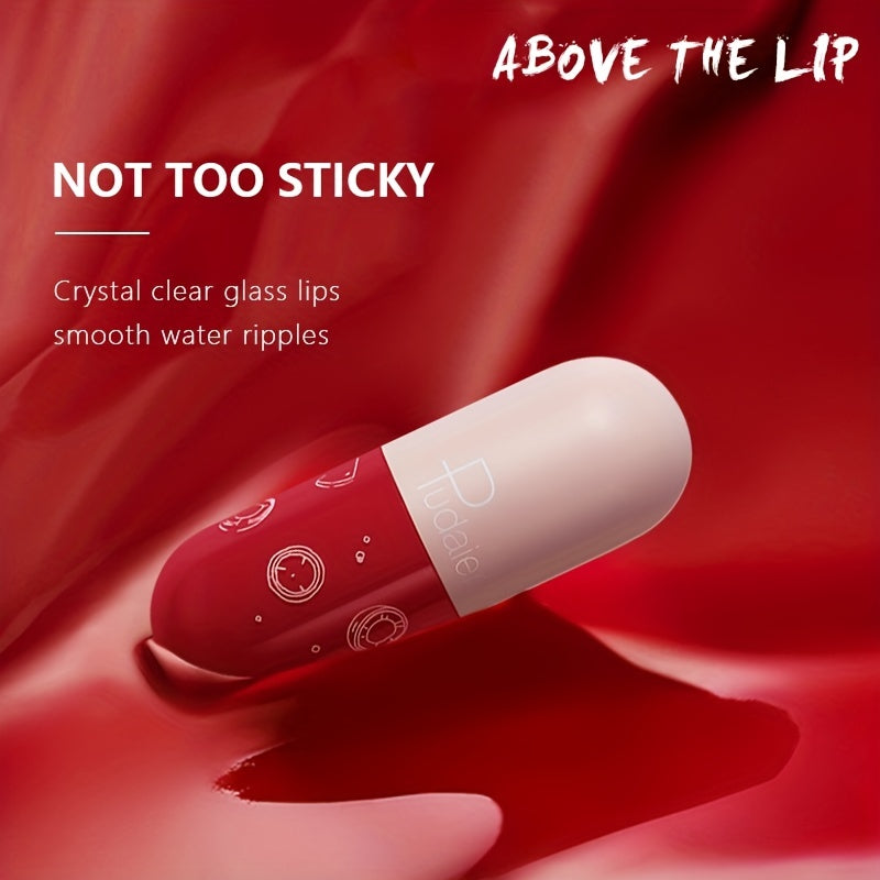 Capsule Lip Stain Non Stick Cup Non Fade Lip Gloss Mirror Glow Valentine's Day Gifts For Music Festival