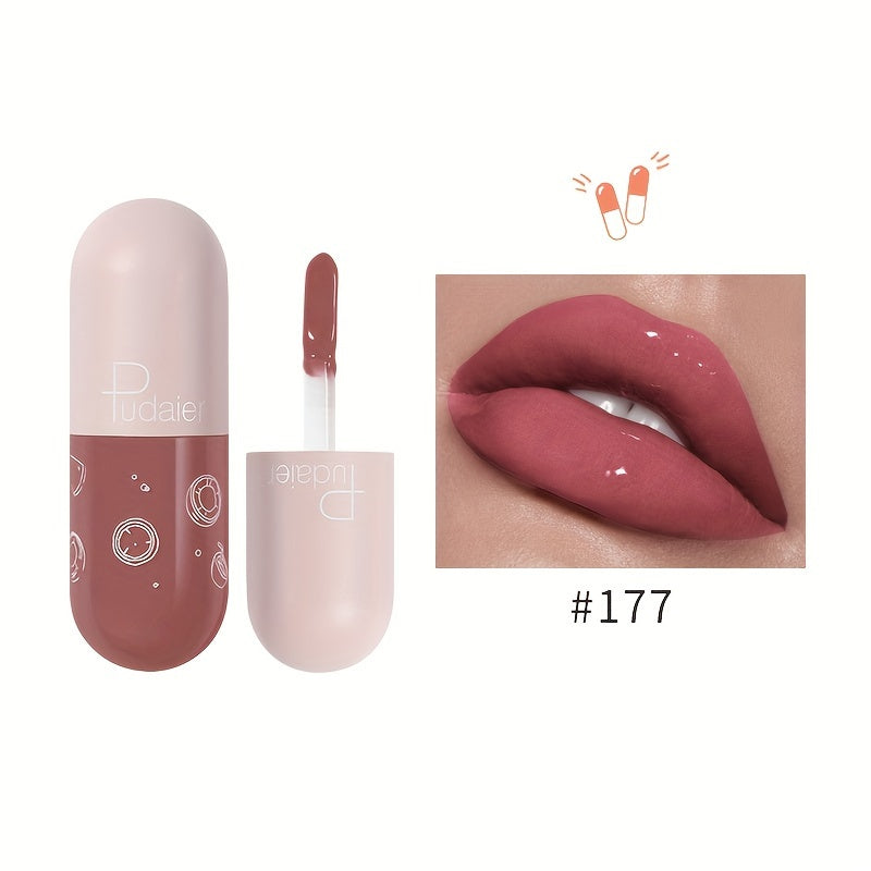 Capsule Lip Stain Non Stick Cup Non Fade Lip Gloss Mirror Glow Valentine's Day Gifts For Music Festival