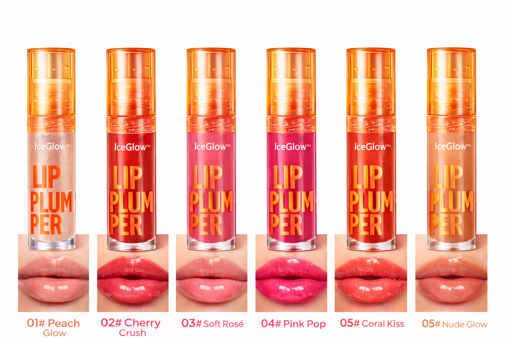 IceGlow™ Lip Plumper Gloss – Hydrating & Volumizing High-Shine Lip Serum