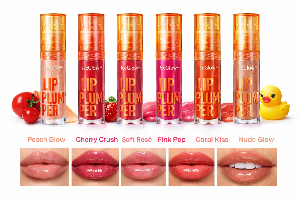 IceGlow™ Lip Plumper Gloss – Hydrating & Volumizing High-Shine Lip Serum