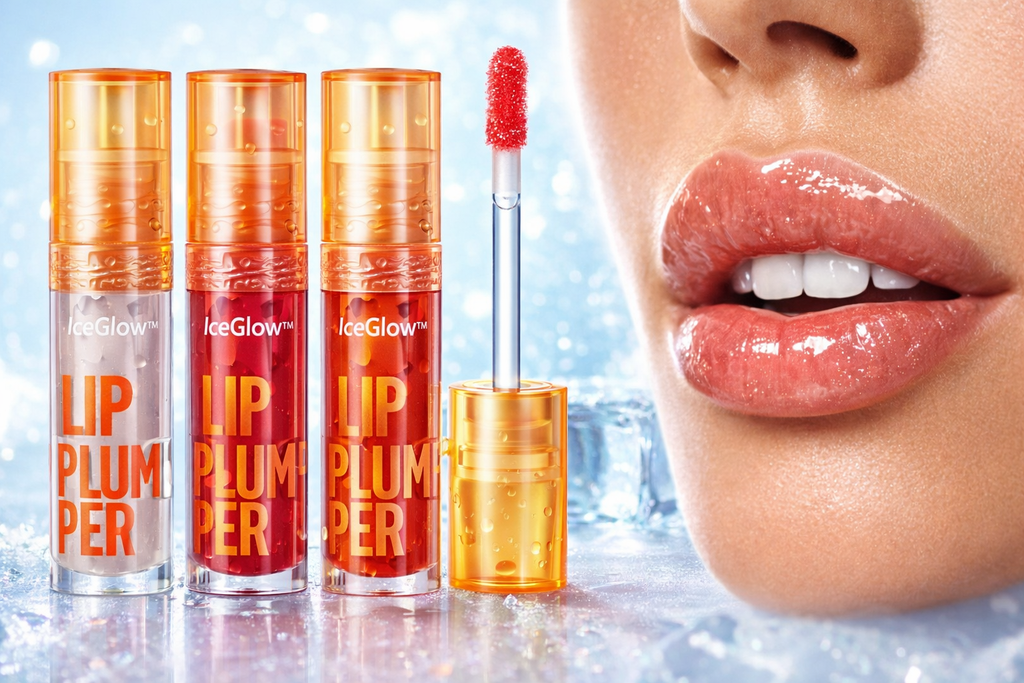 IceGlow™ Lip Plumper Gloss – Hydrating & Volumizing High-Shine Lip Serum